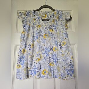 Lucky Brand Floral Blouse